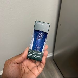 Starbucks Blue Jeweled Keychain Ornament